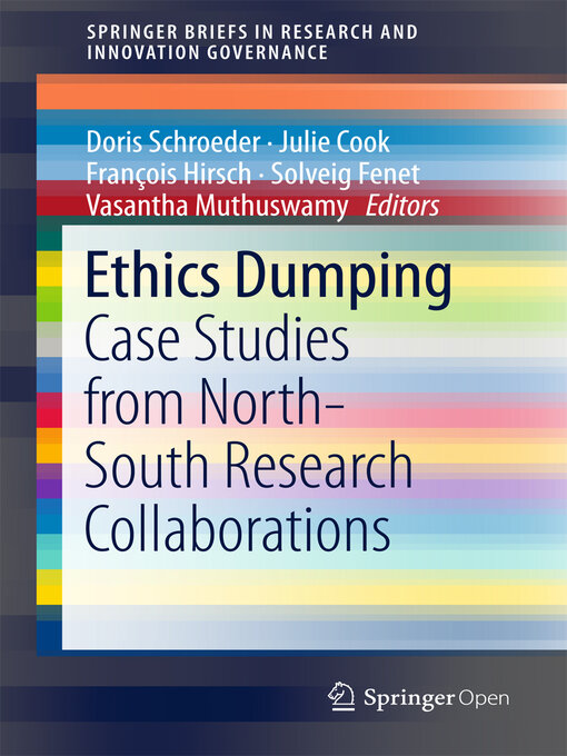 Title details for Ethics Dumping by Doris Schroeder - Available